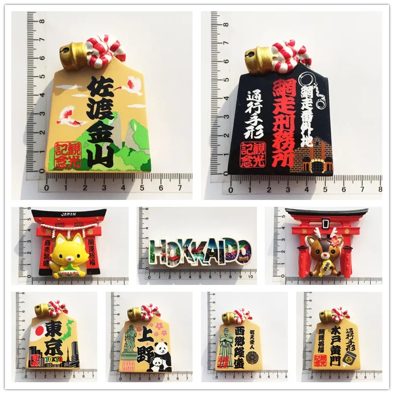 Магниты на холодильник для туризма по всему миру японские сувениры креативный