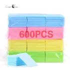 600 шт., одноразовые салфетки для снятия гель-лака