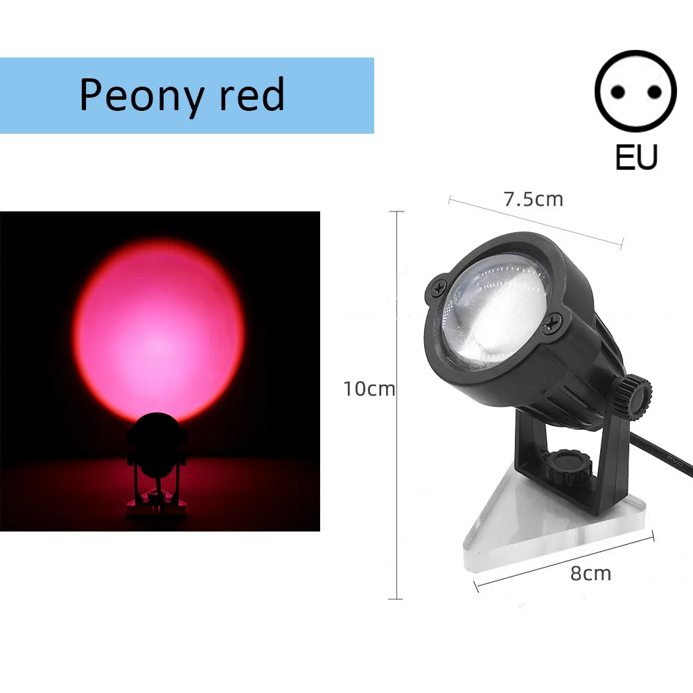 

Sunset Light Sundown Projector Lamp Indoor Decor Atmosphere LED Stand Light Bedroom Living Room Floor Light Standing Light