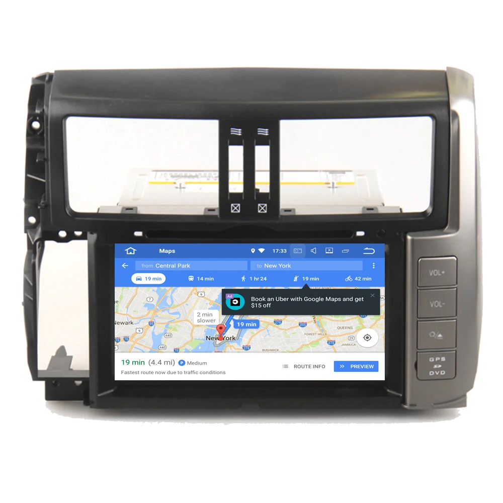 Автомагнитола RDS для Toyota Prado 150 TX TXL Android 8 0 DVD GPS навигация зеркальная связь