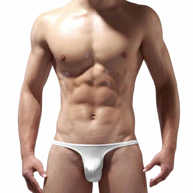 

Men's sexy underwear thong men's low-waisted sexy T without trace