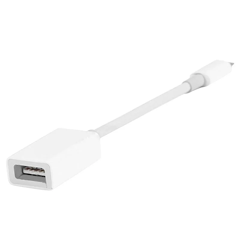 Otg USB адаптер для камеры интерфейс Apple проводные наушники конвертер электрический