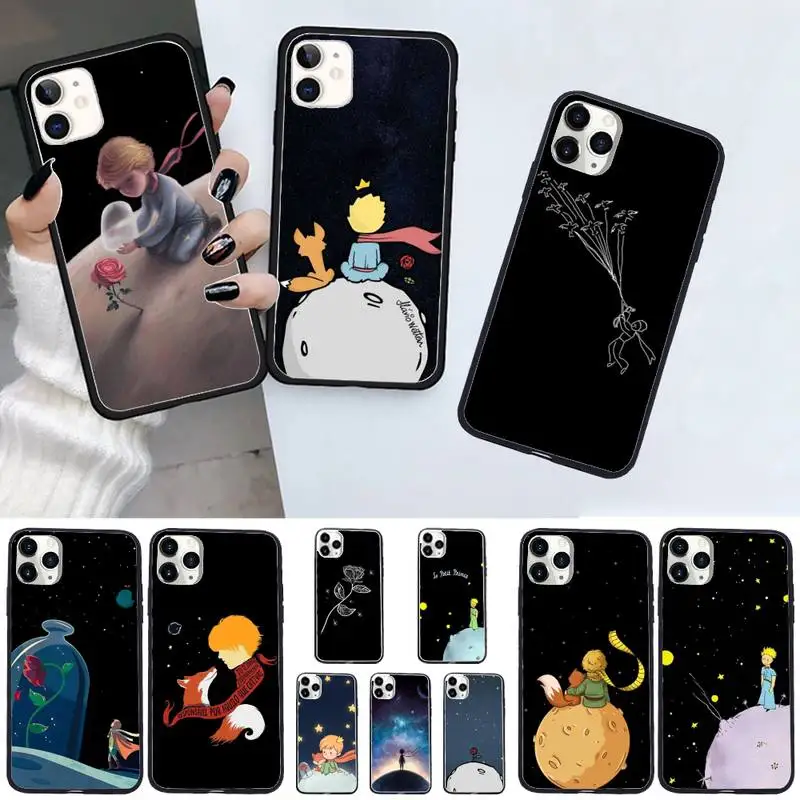 

Lovely The Little Prince Phone Case For iphone 12 11 13 7 8 6 s plus x xs xr pro max mini shell