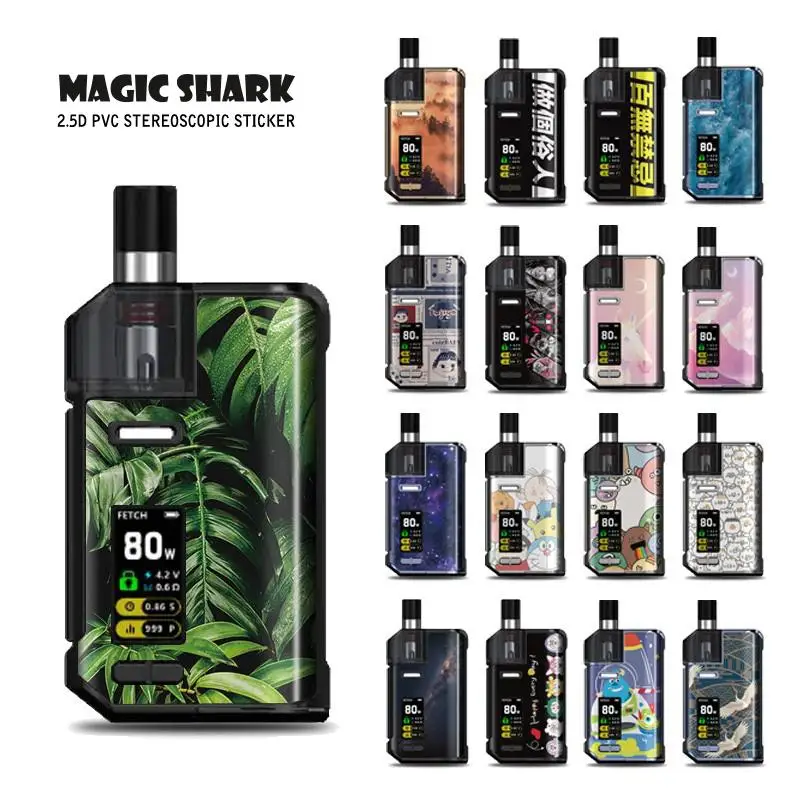 Новинка 100% чехол из ПВХ с рисунком листьев пленка наклейка для Smok и Go Pro|Наклейки