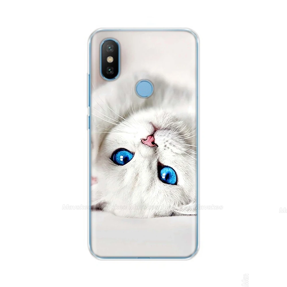 Silicone Cover for Xiaomi MI A2 LITE Case Full Protection Soft Tpu Back Cover Phone Cases for Xiomi MI A2 Lite 6X Bumper Coque