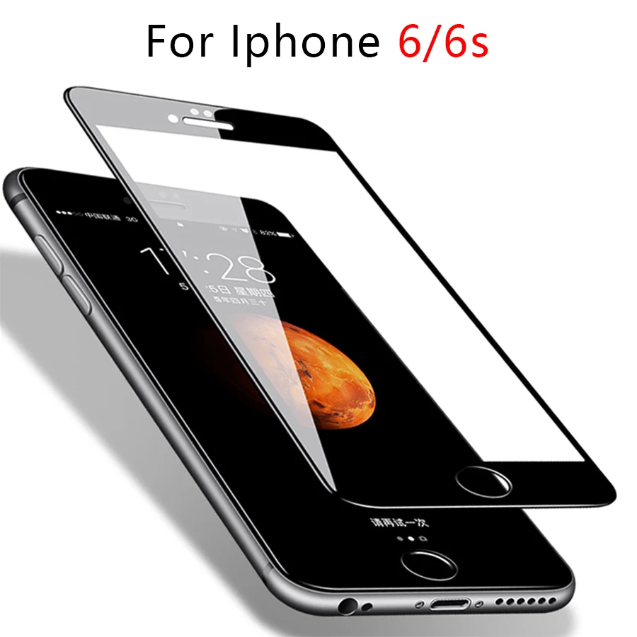 Защитное стекло для apple iphone 6 s 6s plus закаленное защитное экрана на i phone 6plus s6
