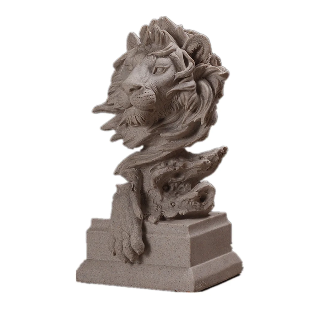 Статуэтка бюст в виде льва козы поросенка орла лошади|Статуэтки и миниатюры| |