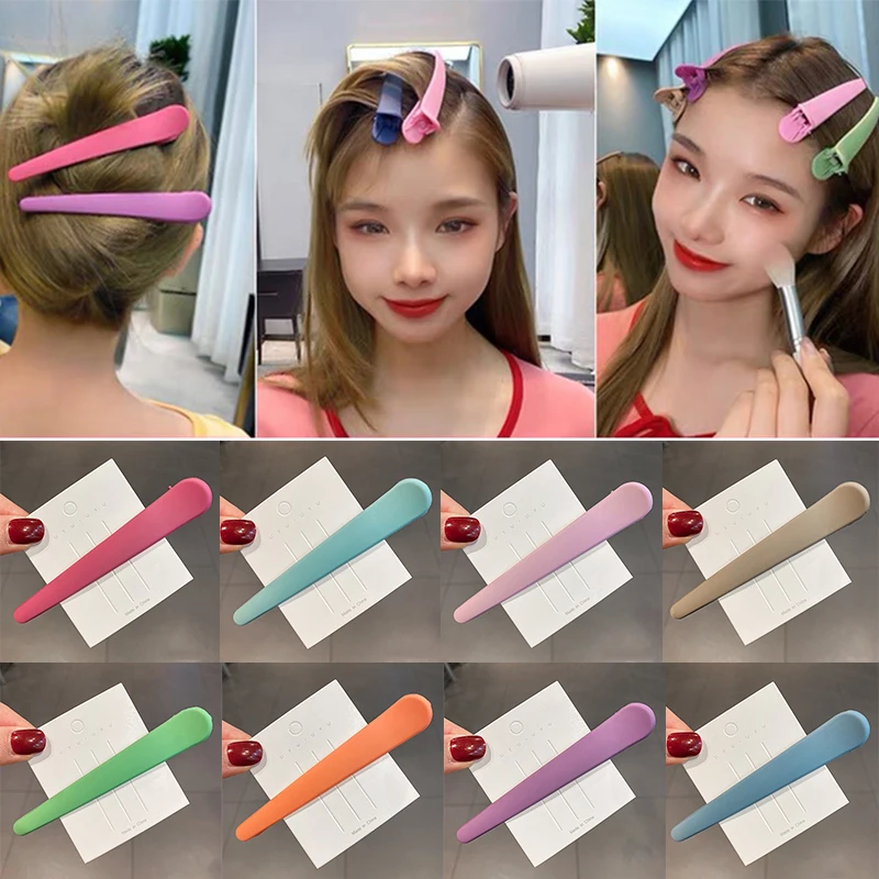 

Large Women Girls Hairpin Hair Pins Color Acrylic Barrette Hair Cutting Tools Hair Styling Clips Professional Hairdresser Clamp