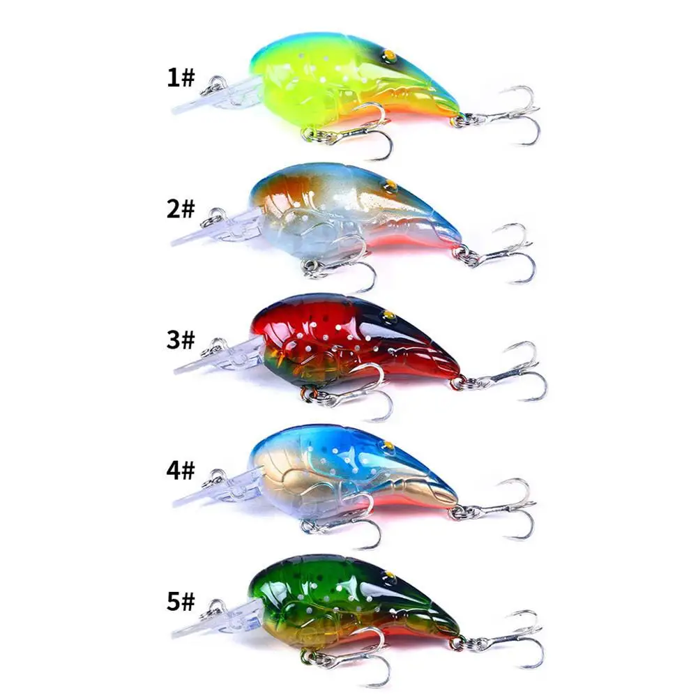 

Artificial Fishing Lure 11.5g Crank Wobble Rotating Metal Vibration Bait Crankbaits Fishing Tackle Hard Bait Spinner Spoon Lure