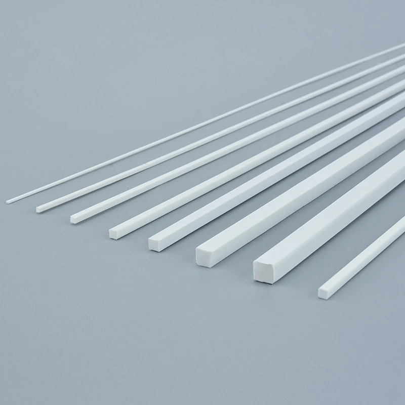 48 шт. стержень из пластика АБС сделай сам квадратный полые круглые трубки