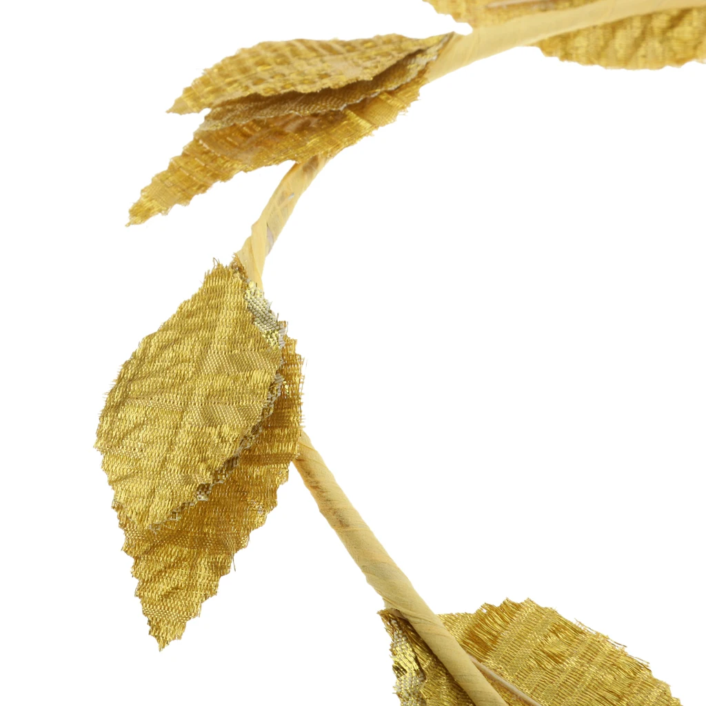 

Pack of 20pcs Gold Wreath Headband Leaves Hair Band Roman Costume Props Summer Wedding Party Favors