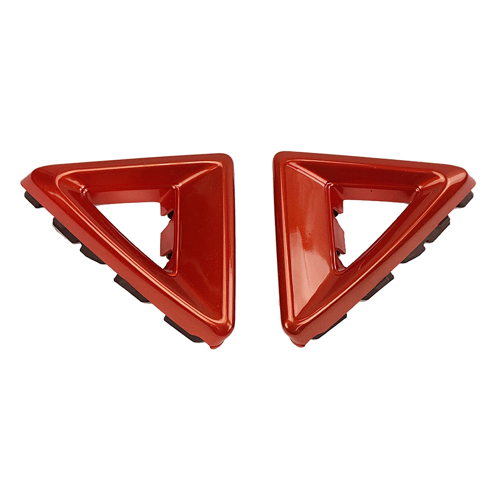 

8pcs Orange Exterior Car Girlle Bumper Body Moulding Trim Cover Set For Toyota Hilux Revo Rocco 2018 2019 Outside Decor Stickers