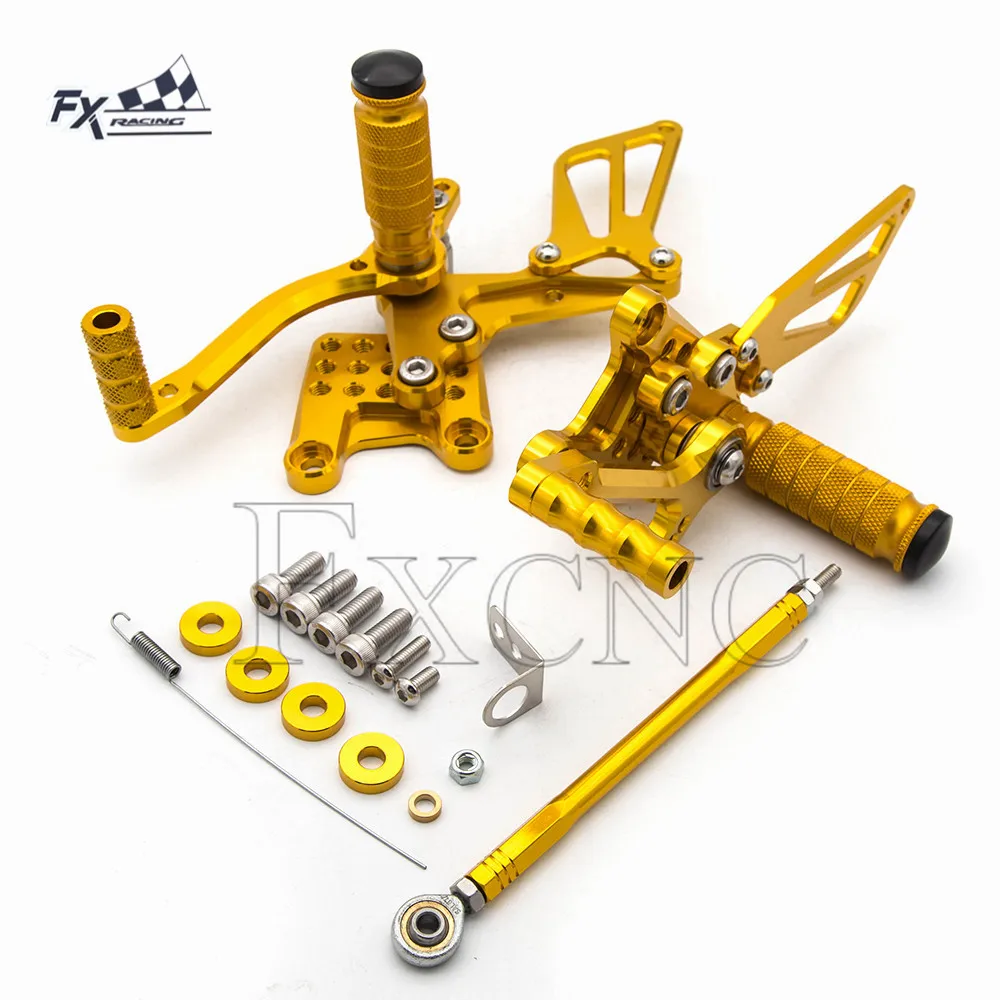 Для Suzuki SV650 SV1000 1998 2014 мотоцикл подножки педаль Rearset сзади комплект ног GSXR 600 1000 750 K1