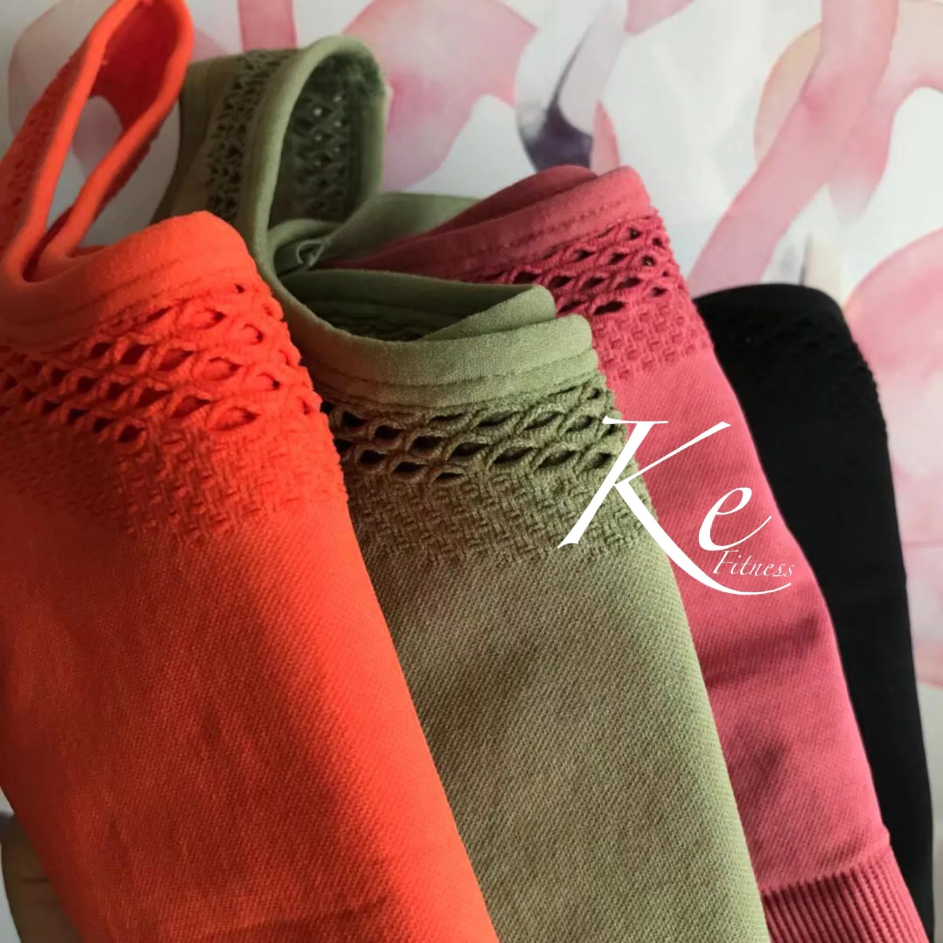 KE orange army green супер красота костюм для фитнеса женский полый бесшовный Высокая талия сексуальные штаны для фитнеса женские Беговые штаны для йоги