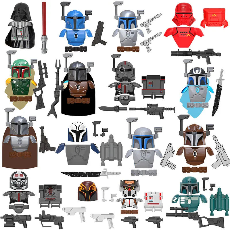 Мини-кукла мандалор фигурка Дарта Вейдера Джанго Боба Фетта командующего