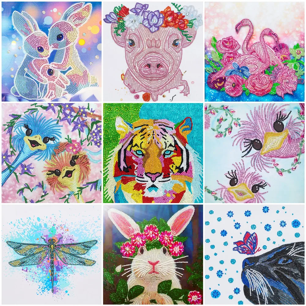 

Алмазная мозаика DIYDP 5D с тигром для рукоделия