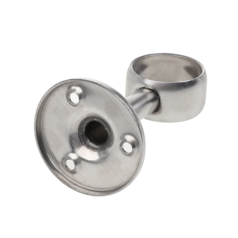 

Stainless Steel Wardrobe Pipe Lever Ceiling-Mount Wall Mounted Support Brackets
