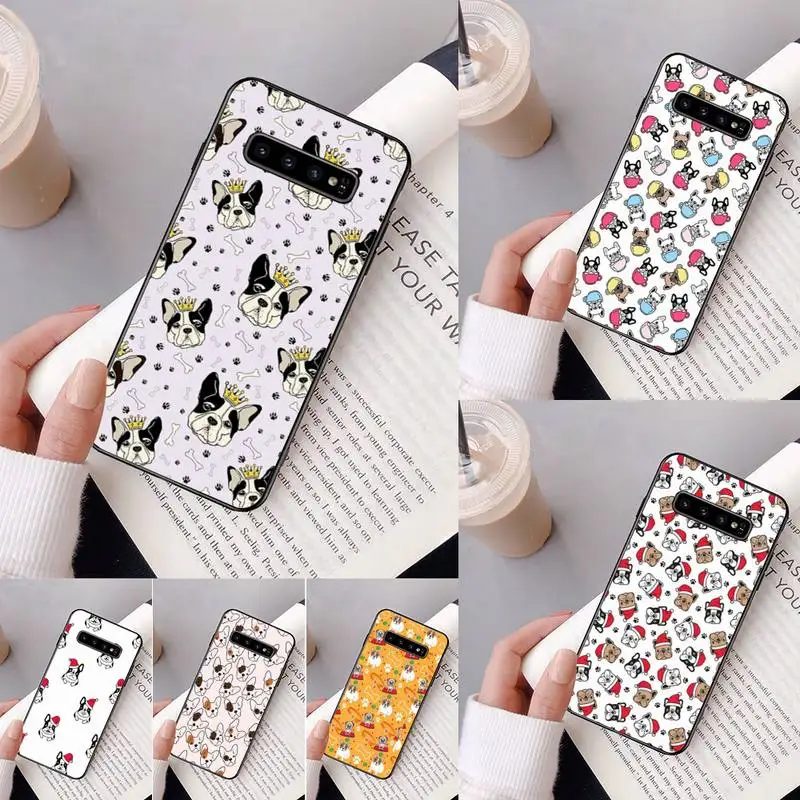 

Pug Dog French Bulldog Phone Case For Samsung Galaxy S20lite S21 ULTRA S9 S10 s20 Plus S6 S7 edge Capa