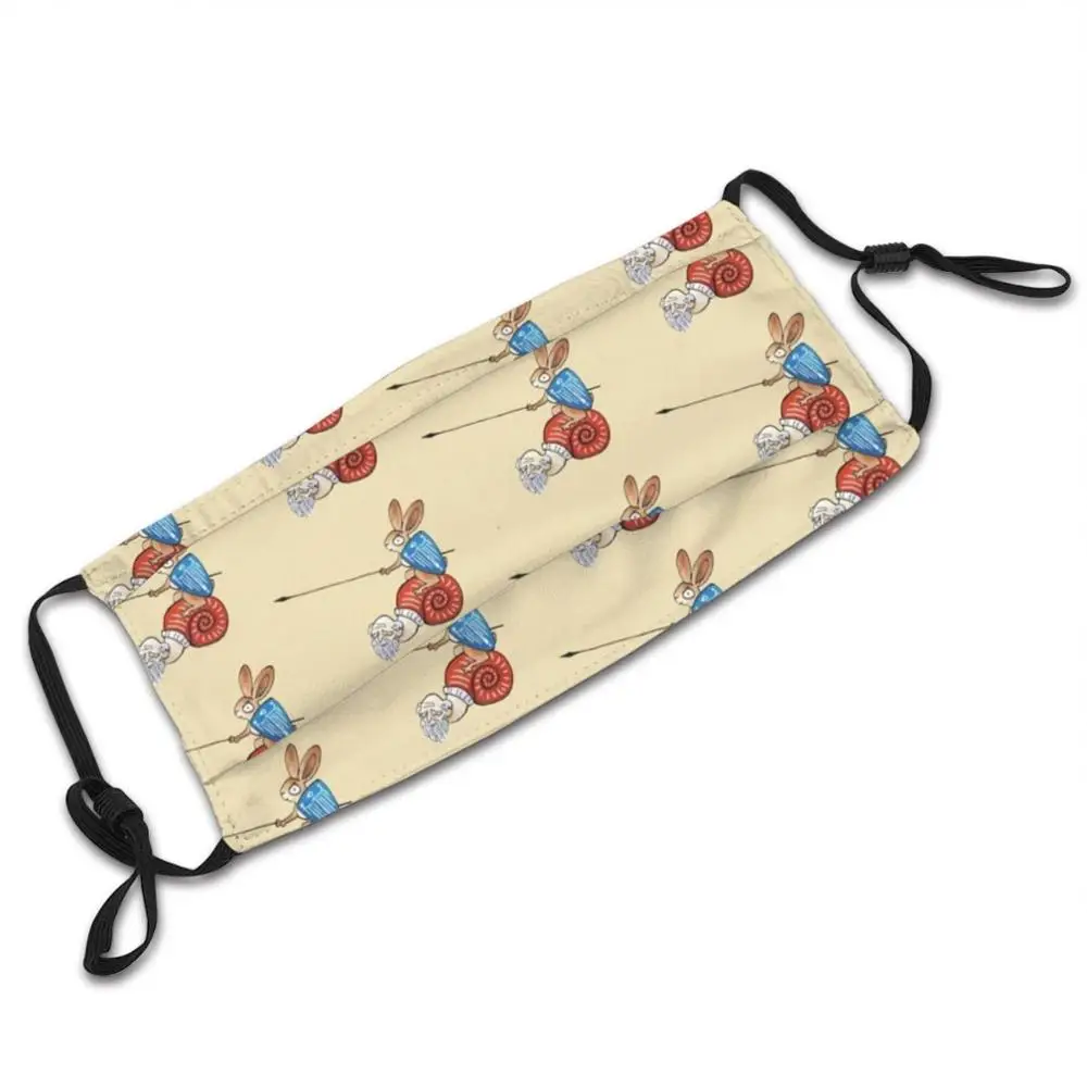 Средневековый кролик на улитке бежевая версия моющиеся трендовые