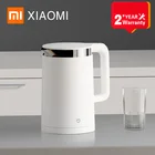 Умный электрический чайник XIAOMI MIJIA, термоизоляция, 1,5 л, контроль температуры, чайник для воды, самовар