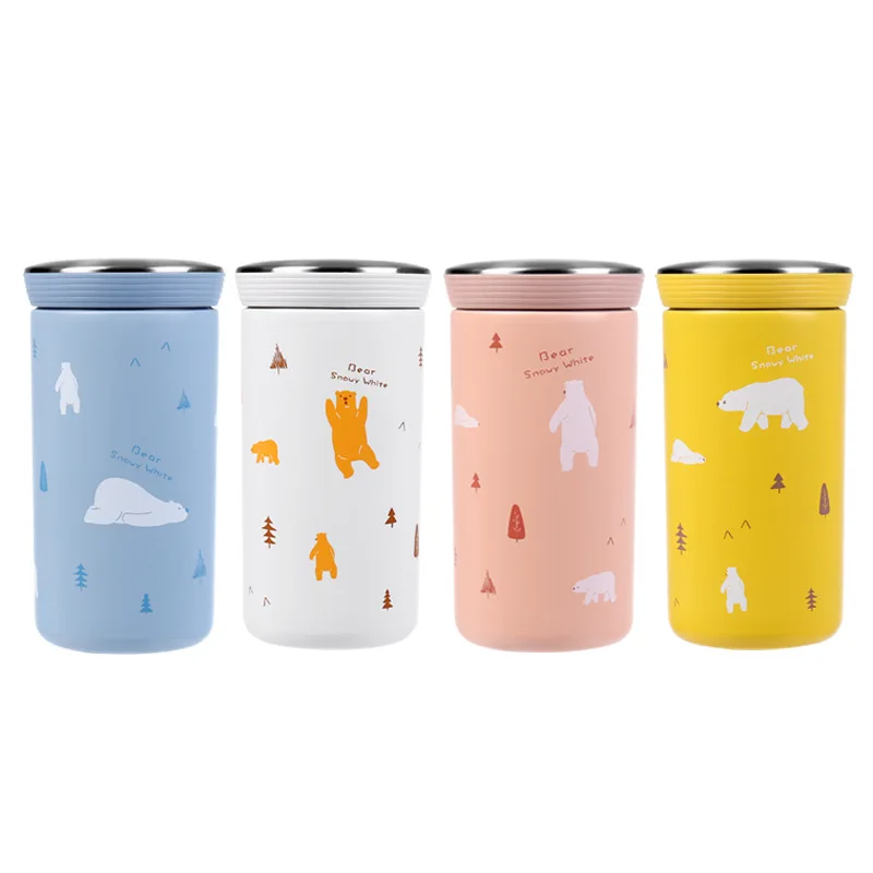 

Candy Color Students Thermos 304 Stainless Steel High Quality Vacuum Flask Grate Gift Children Water Bottle 350ml