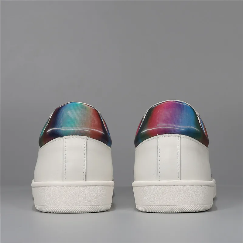

luxury branded fashion 2020 men's Male casual Winter FLat Sneakers Crown pattern casual men's shoes