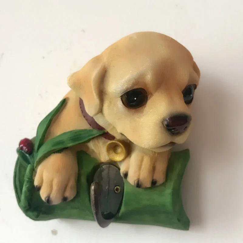 Креативный настенный крючок в форме собаки смоляные 3D крючки животных одежда