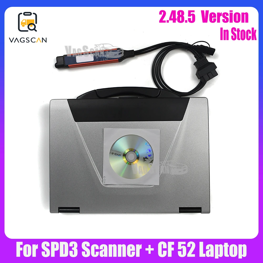 

A+ Quality V2.48.5 SDP3 For VCI3 Scanner WIFI Wireless VCI3 Truck Diagnosis instead VCI2 Toughbook CF52/CF52