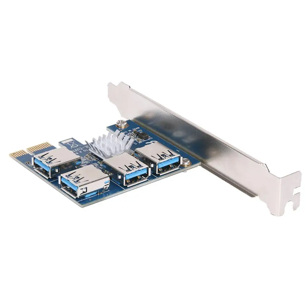 60 см USB 3.0 PCI-E Экспресс 1x до 16x Райзер-карта адаптер pcie от 1 4 usb для видеокарты