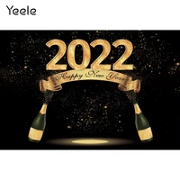 yeele 2022 happy new year photocall champagne photography backdrop photographic decoration backgrounds for photo studio