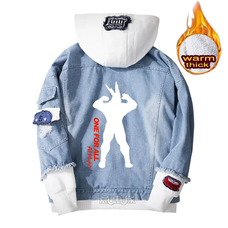 024 Boku No My Hero Academy hoodie Midoriya izku, пальто для косплея, джинсовая куртка для мужчин, зимняя женская джинсовая верхняя одежда, теплая толстовка - Цвет: 024