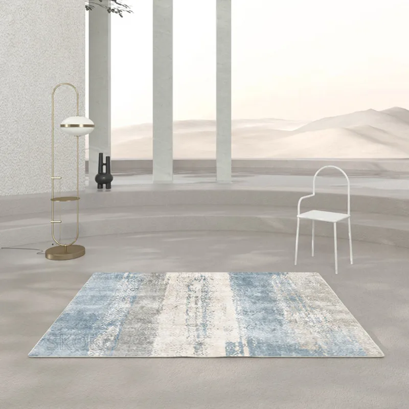 Modern Minimalist High-End Nordic Wabi Style Home Bedroom Custom Floor Light Luxury Carpet Living Room Sofa Coffee Table Blanket | Дом и сад