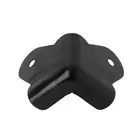 Углы для динамиков, 4 шт., металлические угловые закругленные протекторы, усилитель для гитары, сценические аксессуары, черные Угловые накладки