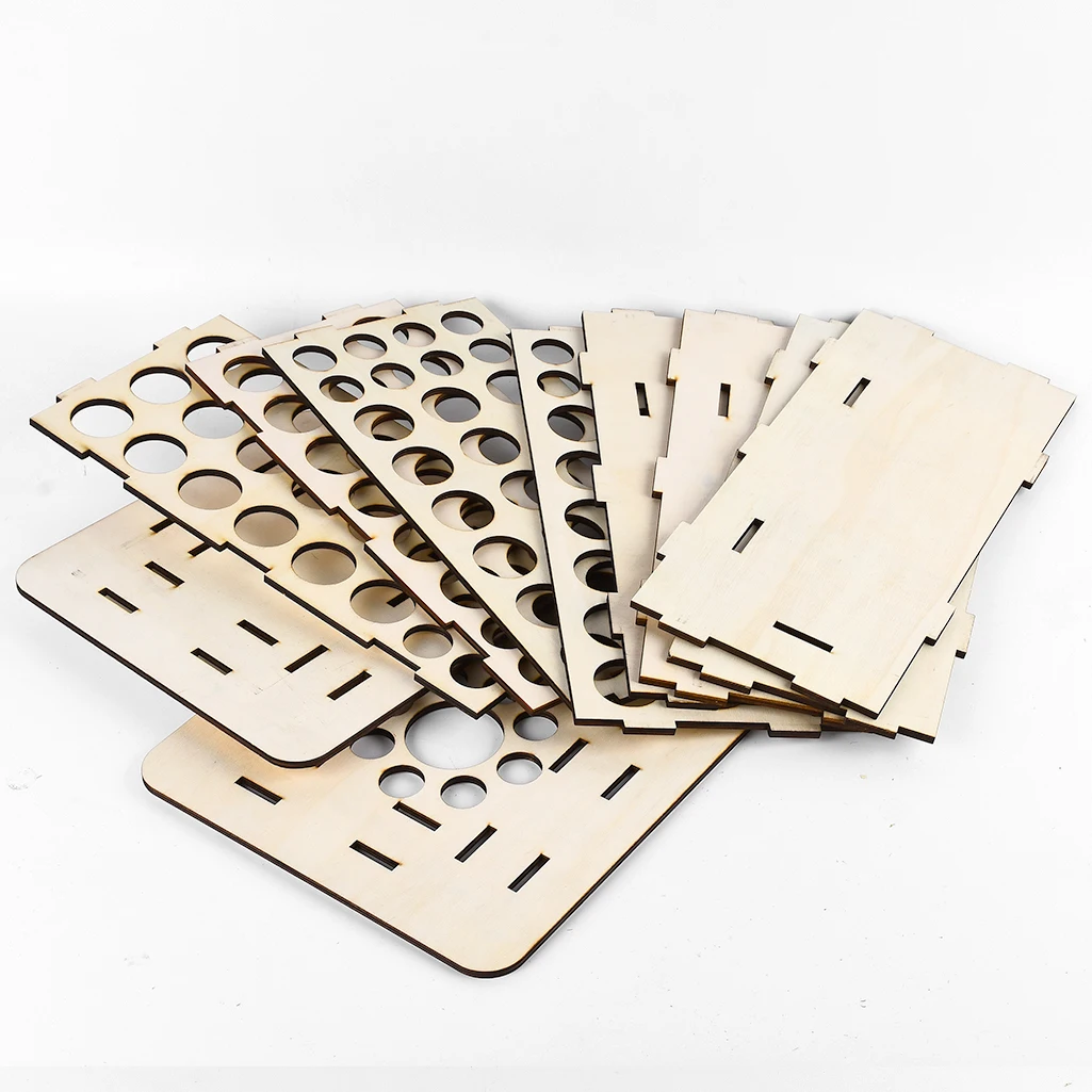 Настенная стойка для краски держит 113 отверстия живопись Эфирное кисточки