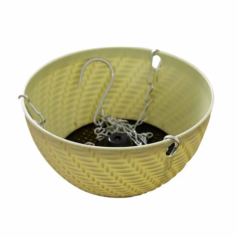 

Hanging Basket Plastic Succulents Holder Plant Hanging Pot Mini Portable Planting Container Tools for Indoor Outdoor