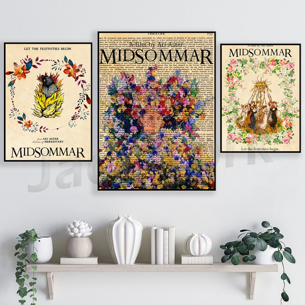 

Midsommar Art Print, Midsommar Poster, Vintage Minimalist Art Print