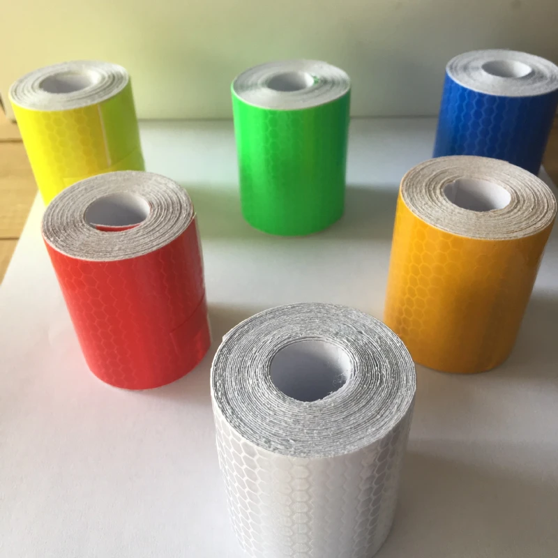 Светоотражающая клейкая лента 5 см * 1 м строительная пленка для строительства