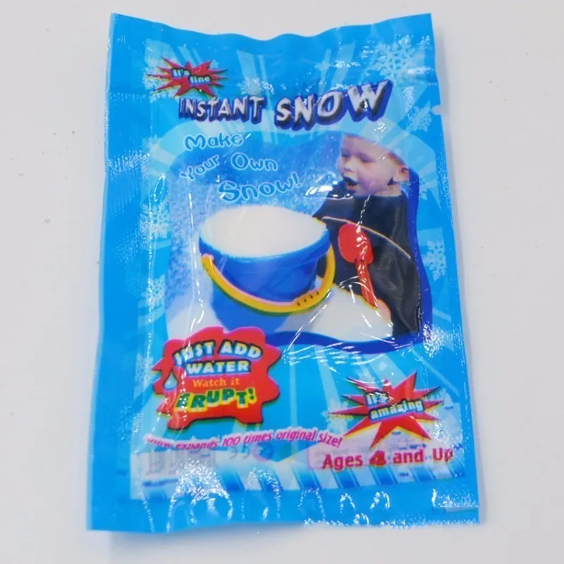 1 упаковка искусственный снег мгновенный Snow Powder искусственный Снеж. Порошок грипп зимнее украшение белый снежок для детей бой снежками Новое поступление E