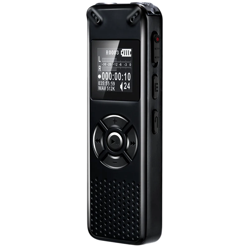 Профессиональный цифровой диктофон с активированным звуком Ручка Портативный HD