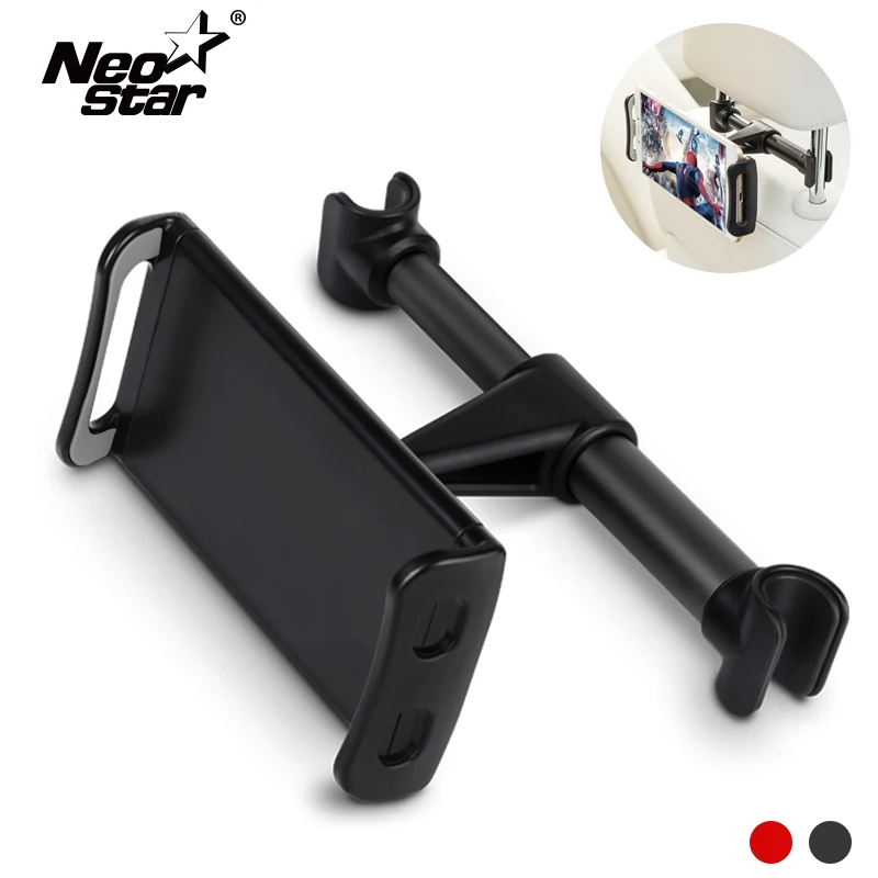 

Автомобильный держатель для планшета iPad 2 3 4 Air 2 3 4 для Nintendo Switch, вращение на 360 градусов, регулируемая подставка для заднего сиденья для iPhone 6 7...