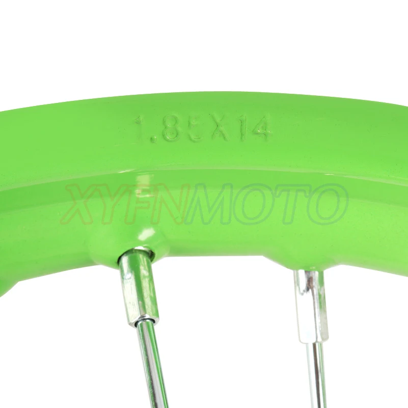 90/100-14 Задняя дисковая пластина из алюминиевого сплава колесный обод 1 85x14 дюймов 15
