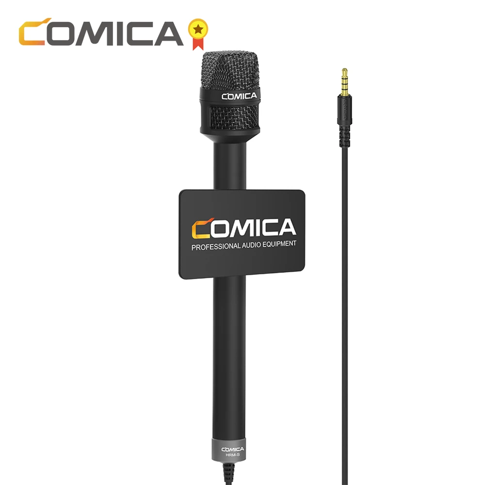 COMICA HRM S микрофон для интервью смартфонов конденсаторный кардиоидный телефонный
