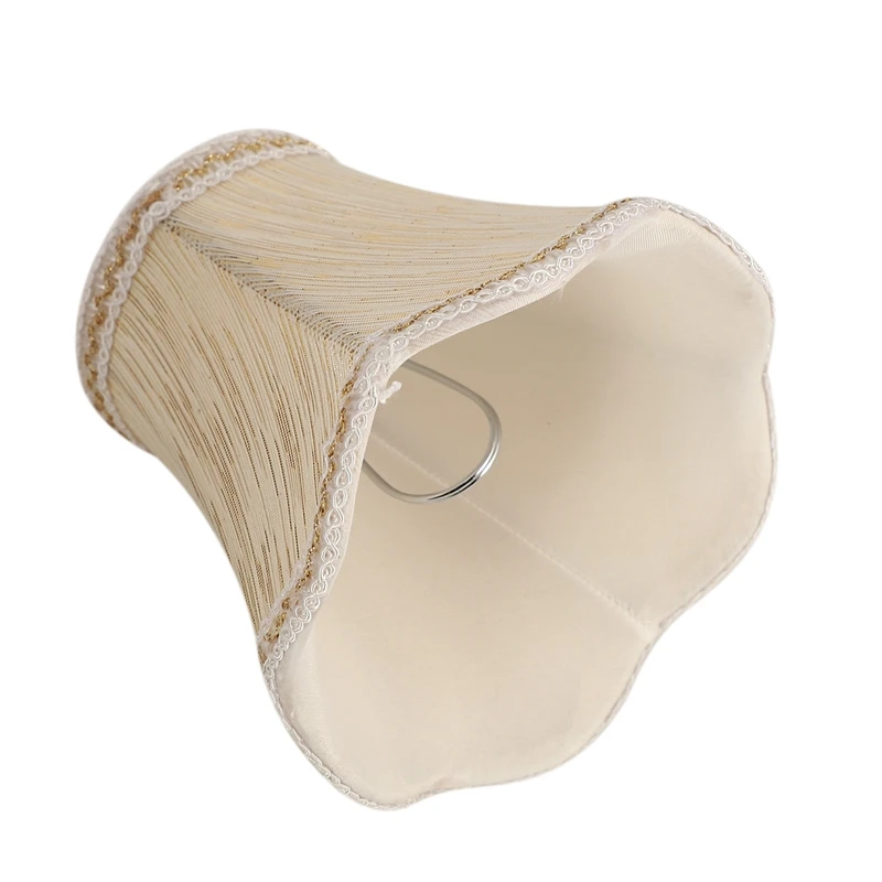 

Set of 6 Chandelier Shades,ONLY for Candle Bulbs,Clip-On Fitter Lamp Shades