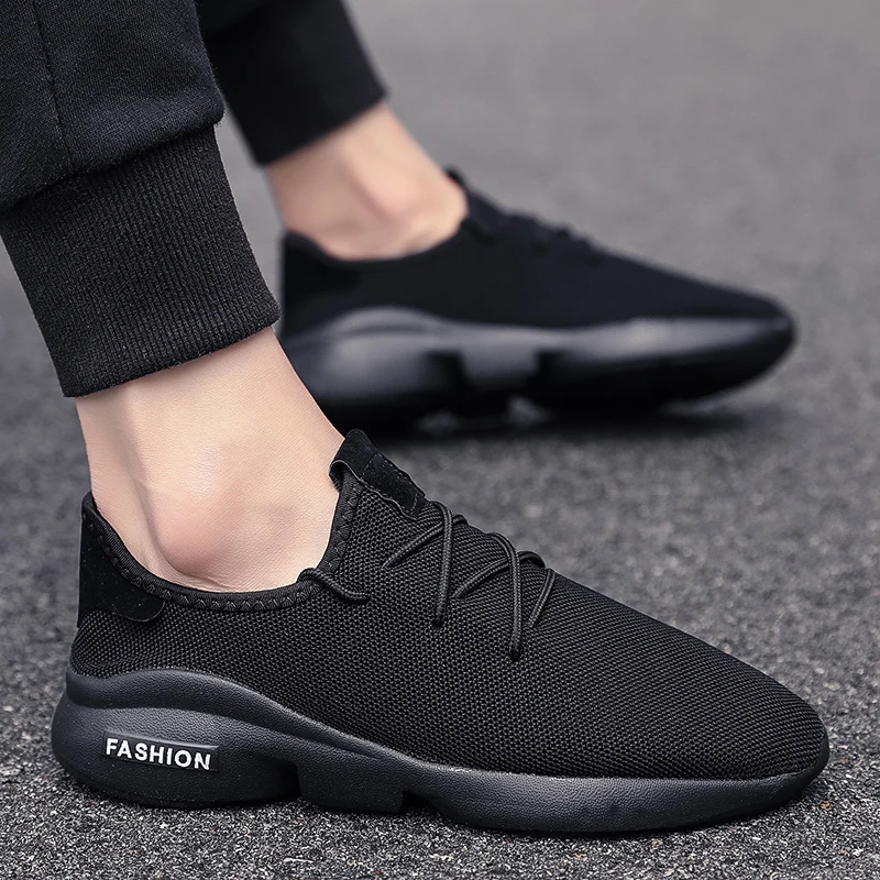 Мужские кроссовки из сетчатого материала на шнуровке | Обувь