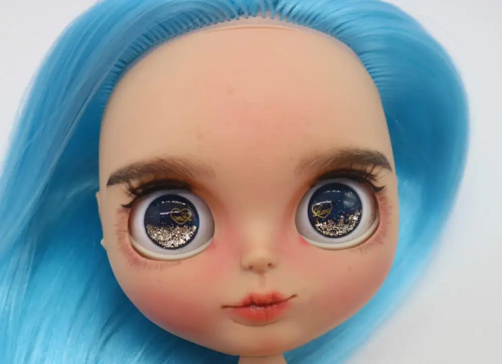 only the face plate Кастомизация кукла Обнаженная blyth кукла для девочек-611 - Цвет: only the face plate