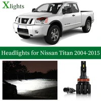 xlights car bulbs for nissan titan led headlight bulb low high beam canbus headlamp 12v 24v white lamp light accessories part