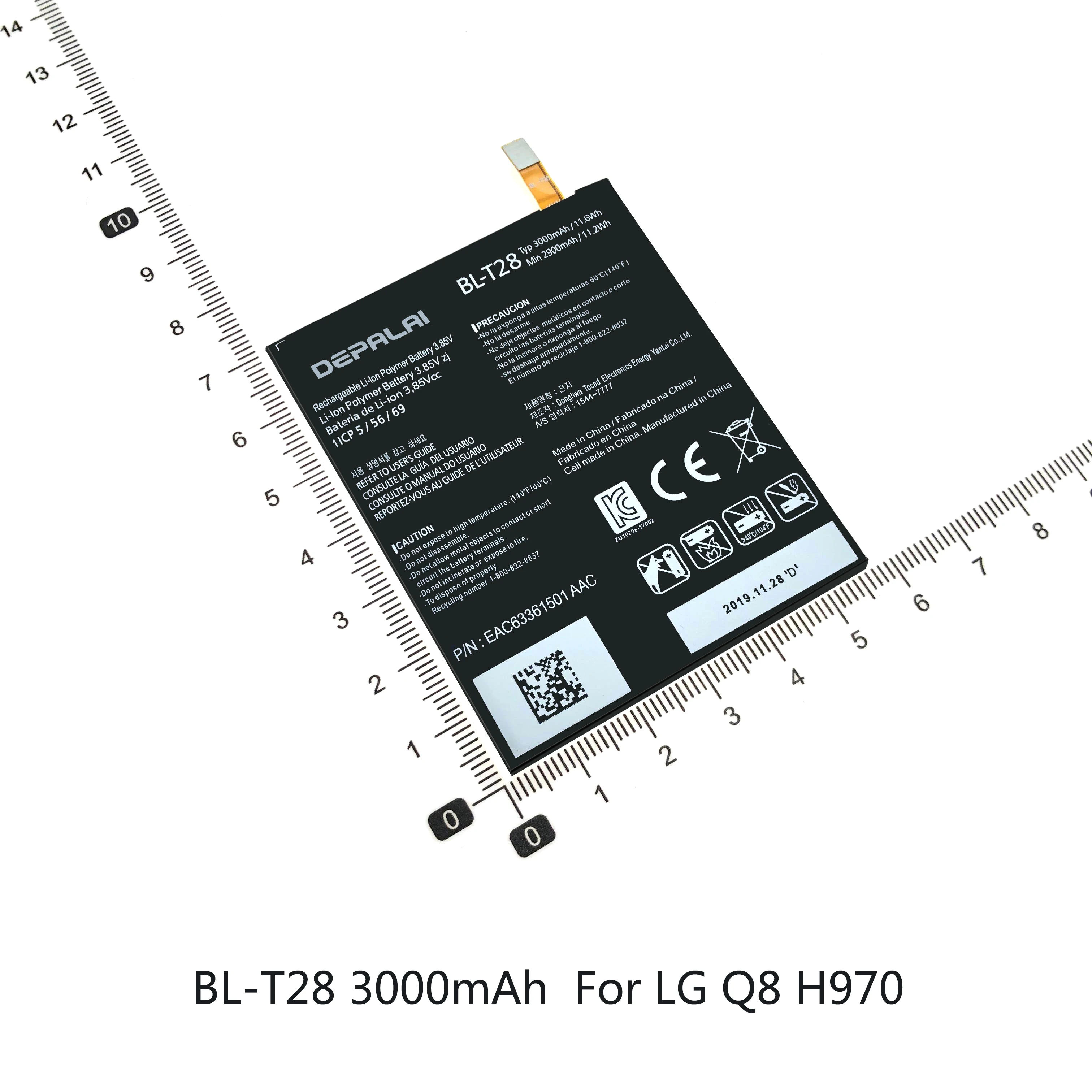 bl t28 bl t33 bl t37 bl t39 battery for lg q8 h970 q6 m700andskn q stylo4 q710 g7 thinq g710 q7 lmq610 phone batteries free global shipping