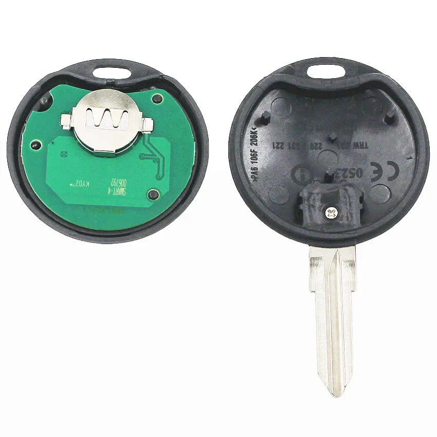 3 кнопки дистанционного ключа Fob 433/434 МГц для Benz Smart Fortwo Forfour Roadster City Coupe|Ключ от