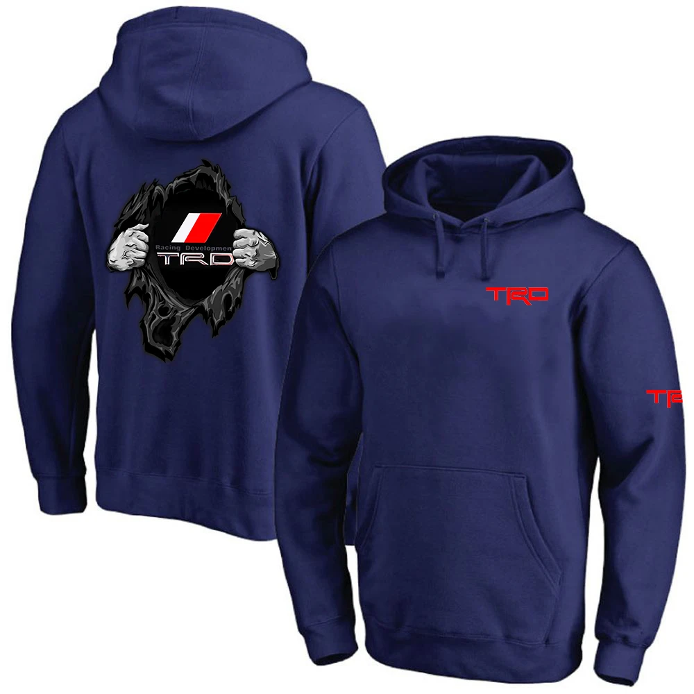 

2021 Spring Toyota TRD Car Logo Hoodies Customize Pullover Fleece Cotton Fashion Sweatshirts Casual Fashion Casual Coats