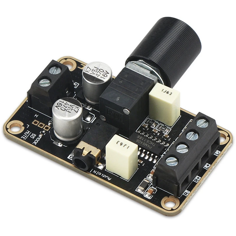 Audio Amplifier Board Pam8406 Digital Power 5W+5W Immersion Gold Stereo Amp 2.0 Dual Channel Mini Class D Dc5V | Электроника